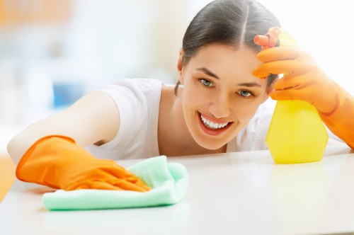 Professional cleaner introducing local cleaning services in Richmond upon Thames