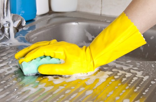 Gutter cleaning for a property with access and parking considerations