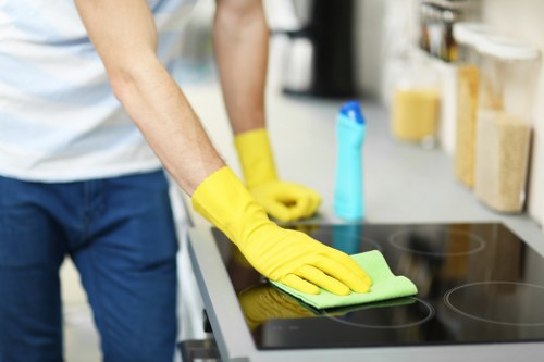 Careful sofa stain removal and upholstery refresh service