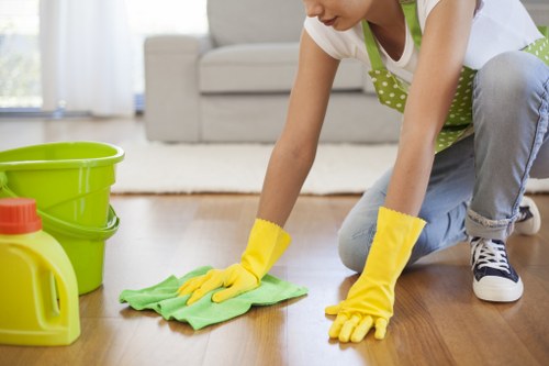 Washroom and high-touch point cleaning for a local office